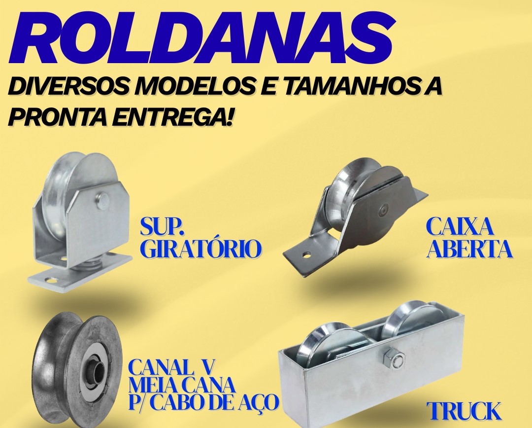 ROLDANAS - Ponto do Serralheiro Sorocaba  Acessórios para Serralheri
